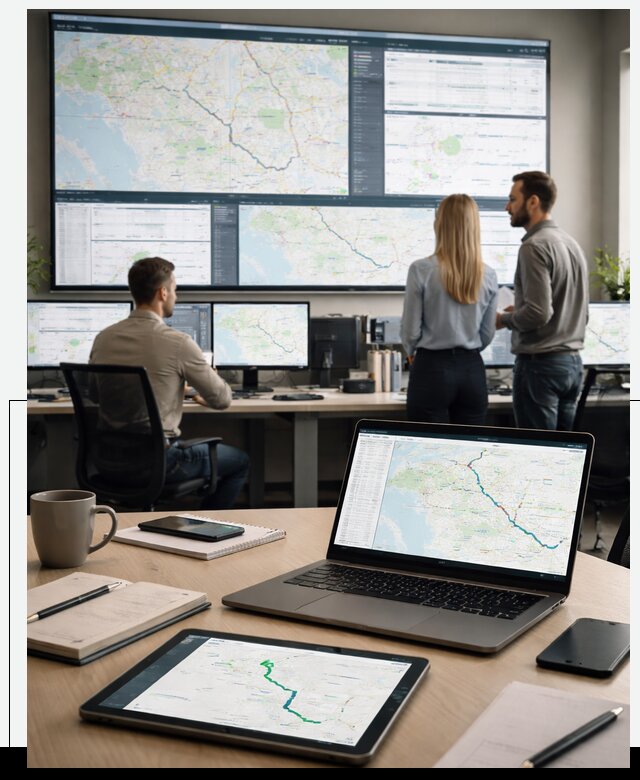 Трекинг грузов и Fleet Management, мониторинг автопарка в Лесозаводске