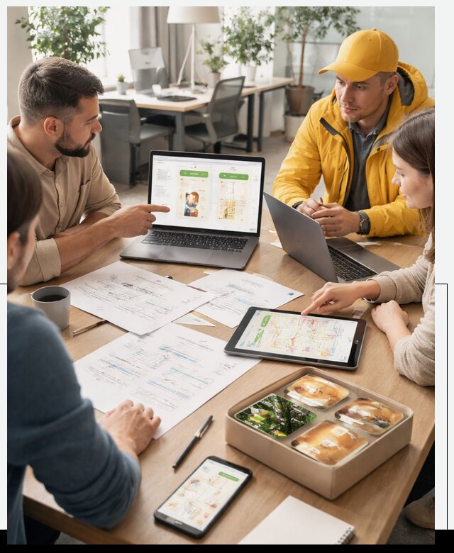 Разработка агрегатора доставки еды в Лесозаводске от 15507 р., АвикейЛсз