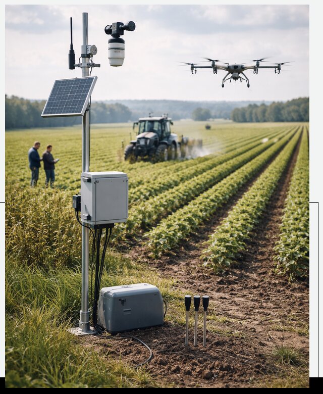 Разработка IoT мониторинга полей в Лесозаводске от 8787 р. | АвикейЛсз